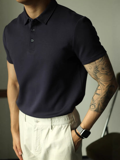 Mens Short Sleeve Cotton Polo Shirt