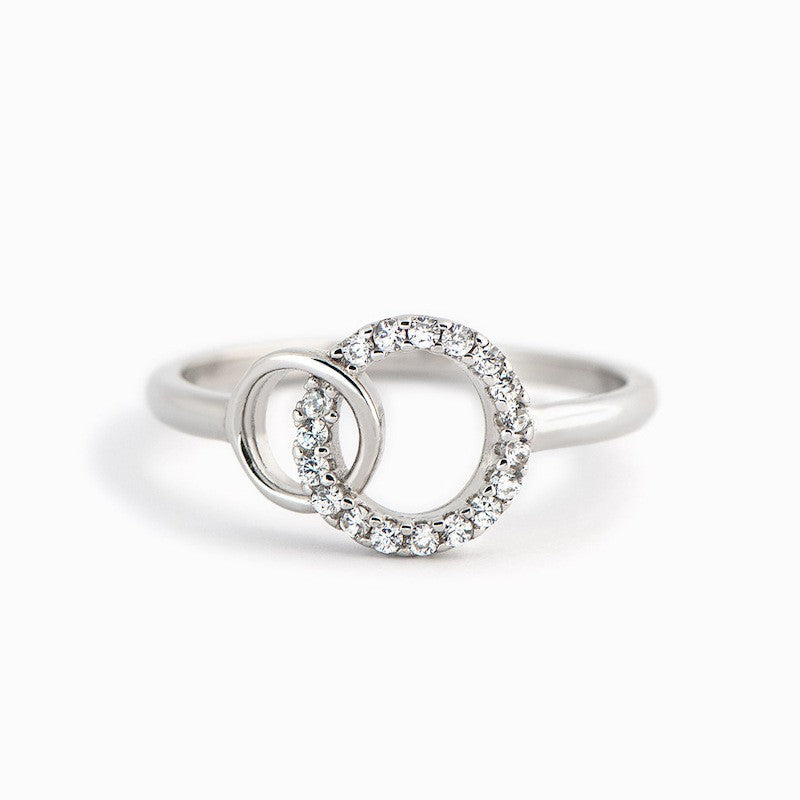 Adjustable Double Ring Fashion Jewelry