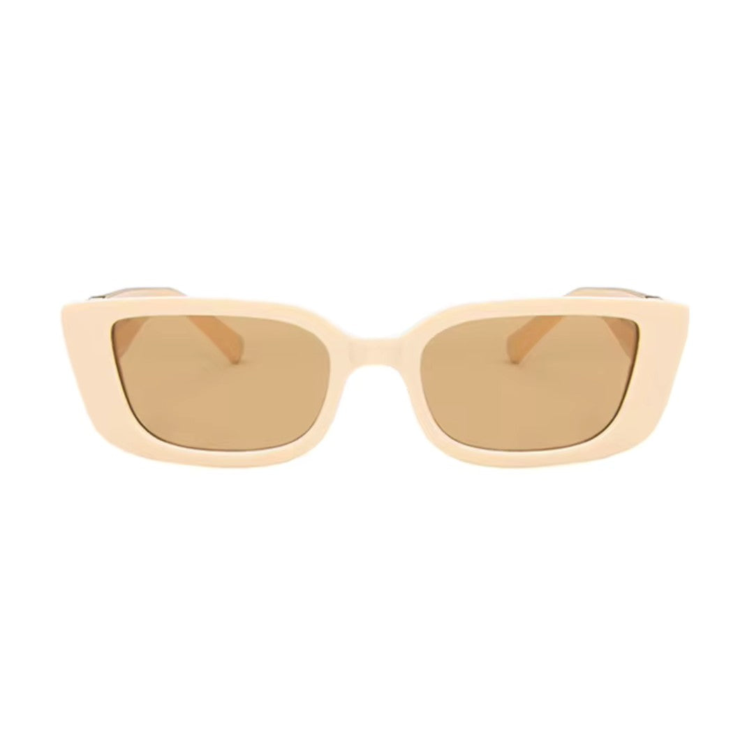 Gafas de sol retro V1 - Crema