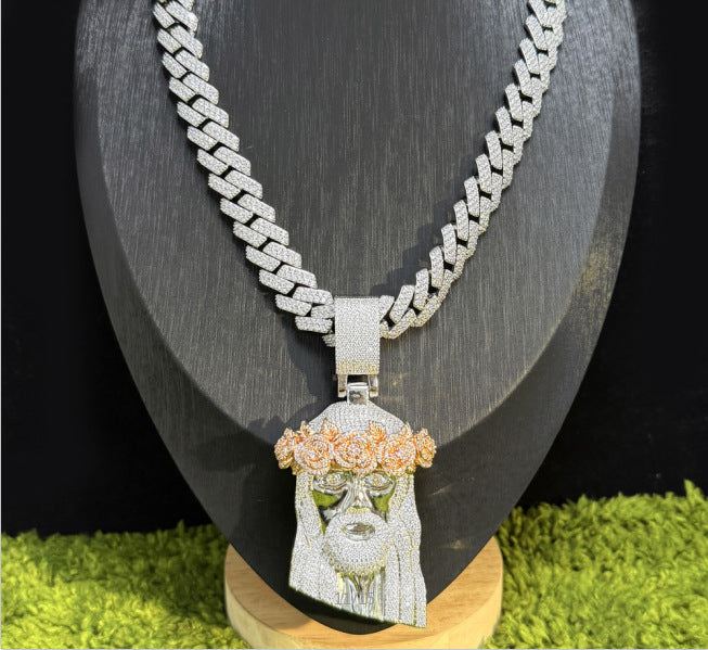 Head Zircon Pendant