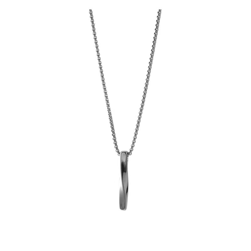 Spiral necklace for men