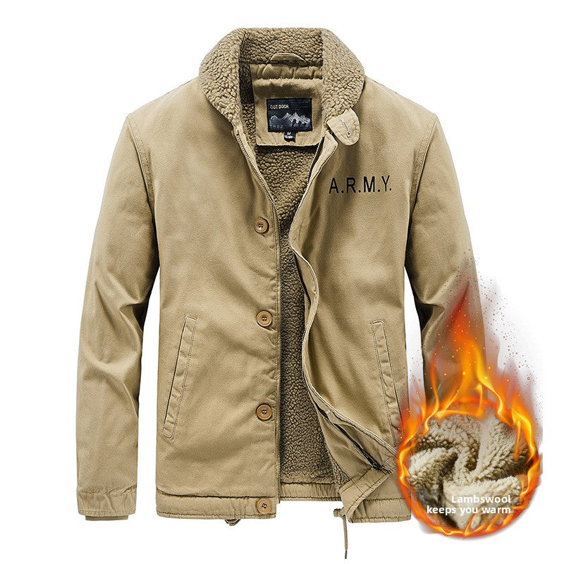 Mens Casual Fleece Jacket