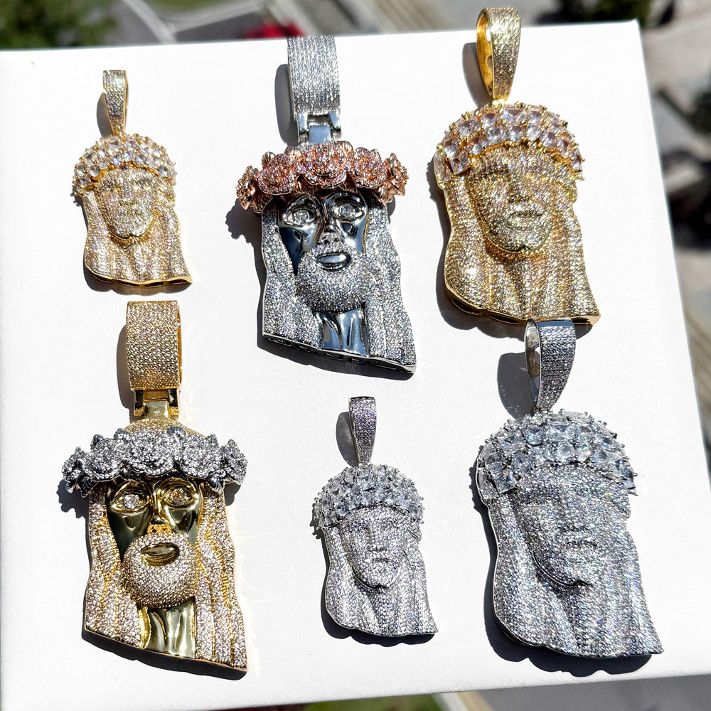 Head Zircon Pendant