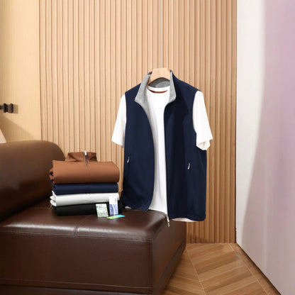 Men's Reversible Wool Blend Vest