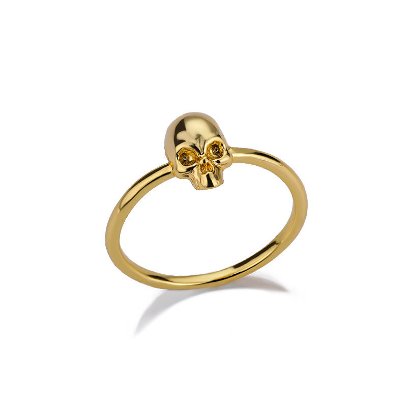 Skull Ring Adjustable Alloy Fashion Jewelry