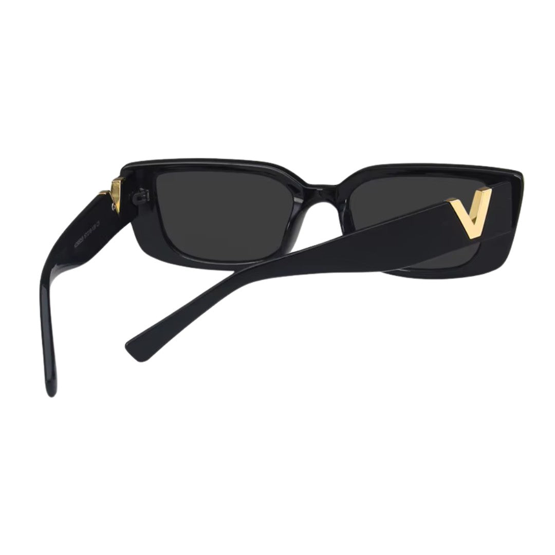 V1 Retro Sunglasses - Black