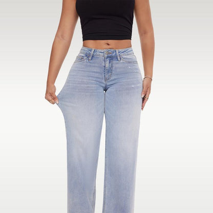 High Waisted Wide Leg Jeans