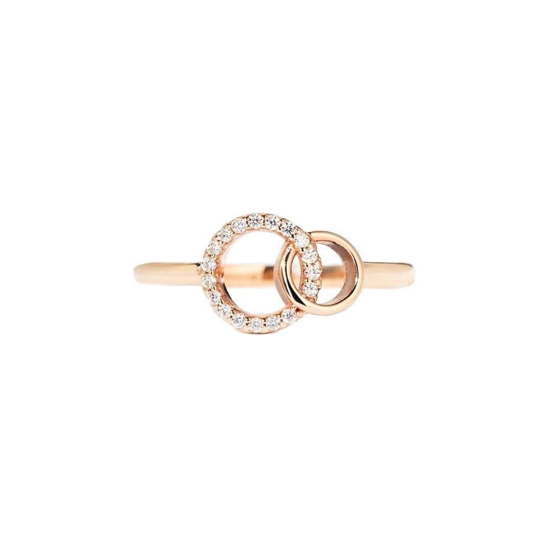Adjustable Double Ring Fashion Jewelry