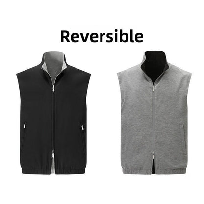 Men's Reversible Wool Blend Vest