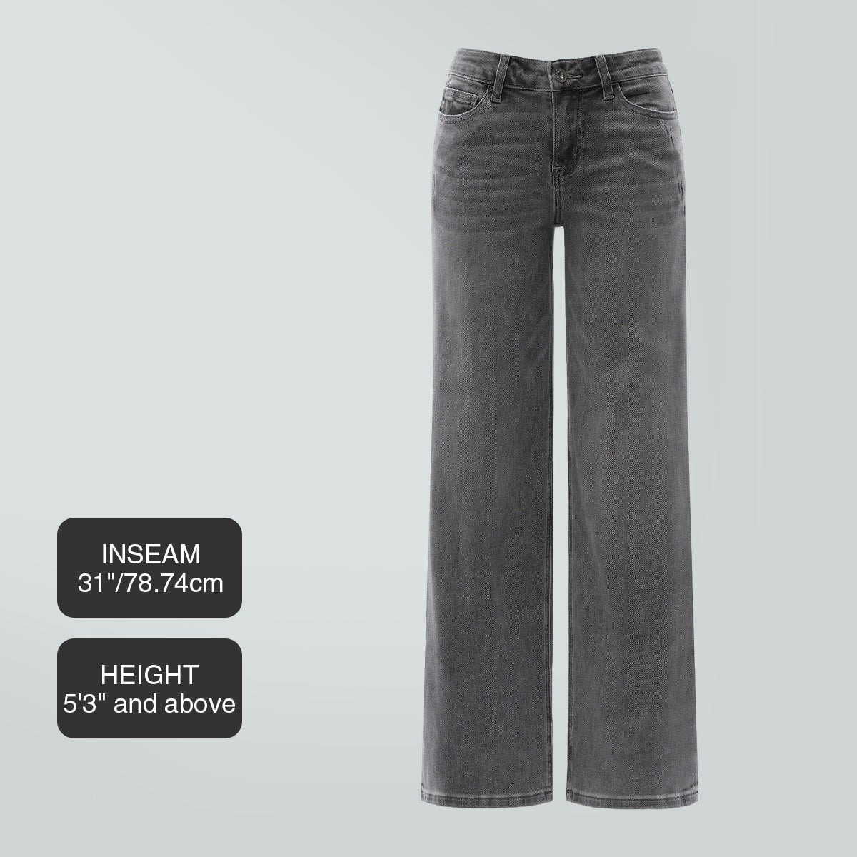 High Waisted Wide Leg Jeans