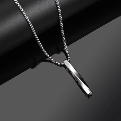 Spiral necklace for men