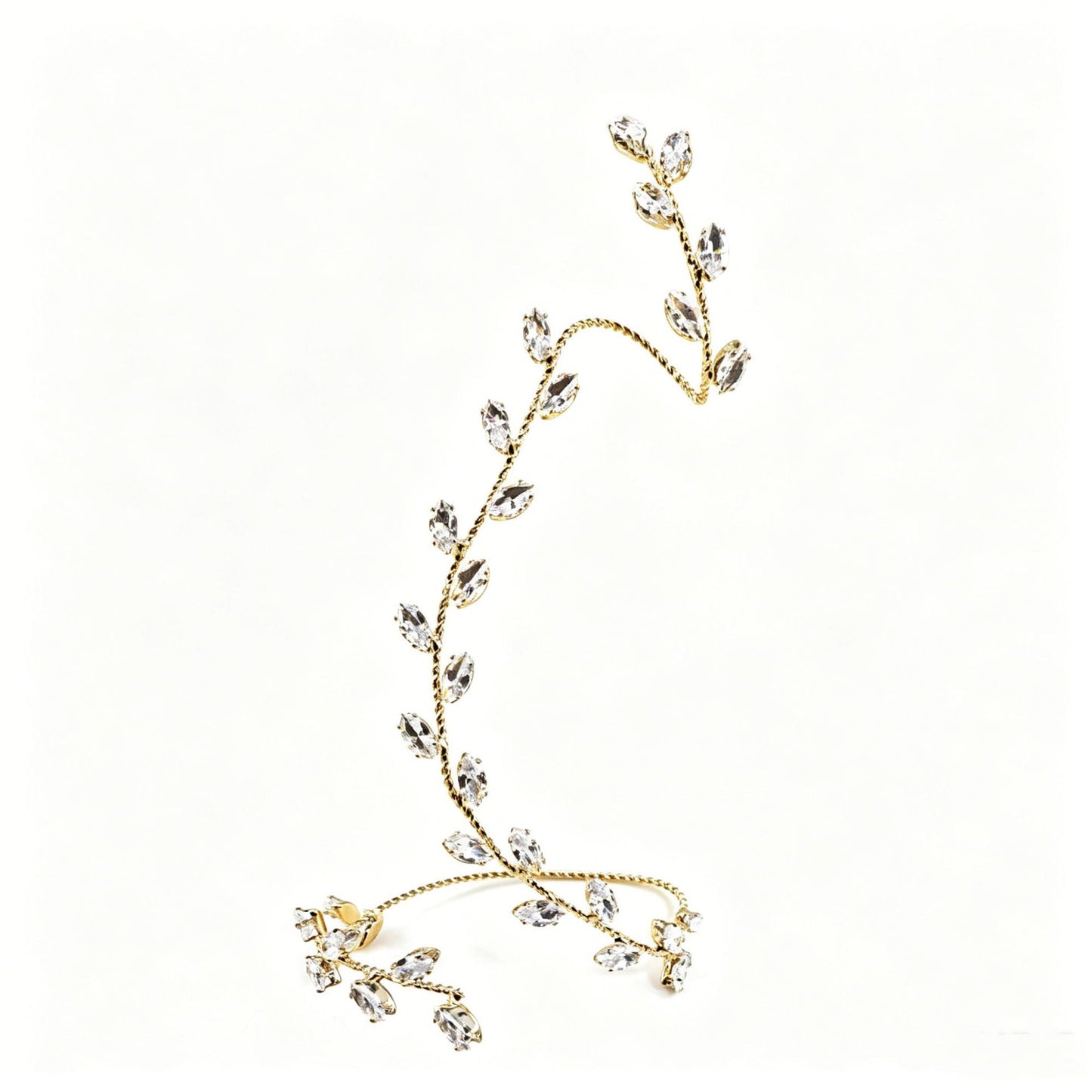 Fashion Rhinestone Leaf Bracelet