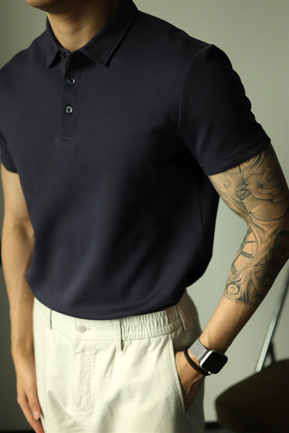 Mens Short Sleeve Cotton Polo Shirt