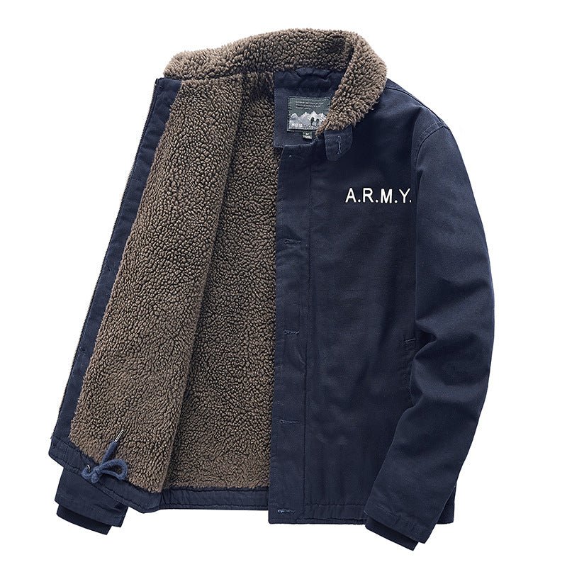 Mens Casual Fleece Jacket