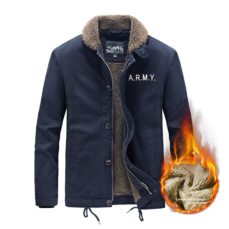 Mens Casual Fleece Jacket