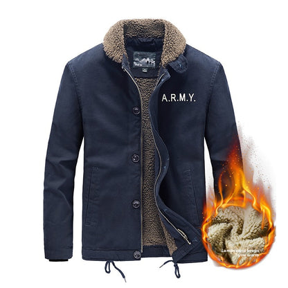 Mens Casual Fleece Jacket