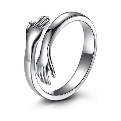 Adjustable Love Hug Couple Fashion Ring