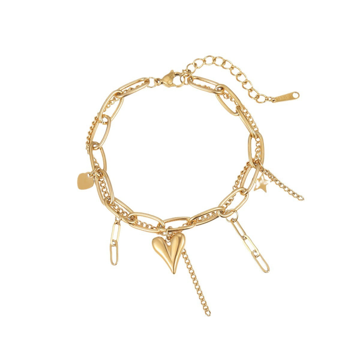 Multi-layer Geometric Star Bracelet