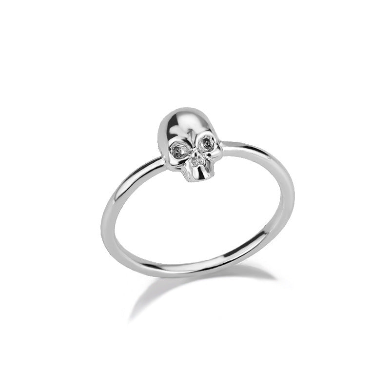 Skull Ring Adjustable Alloy Fashion Jewelry