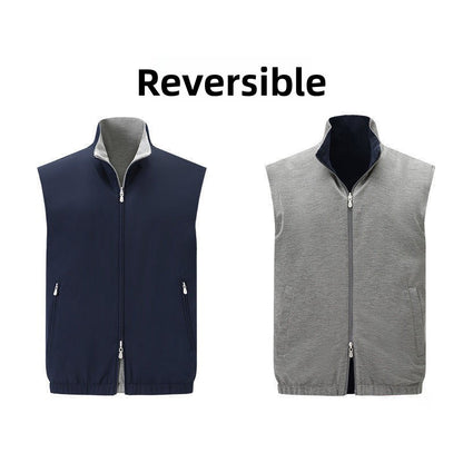 Men's Reversible Wool Blend Vest