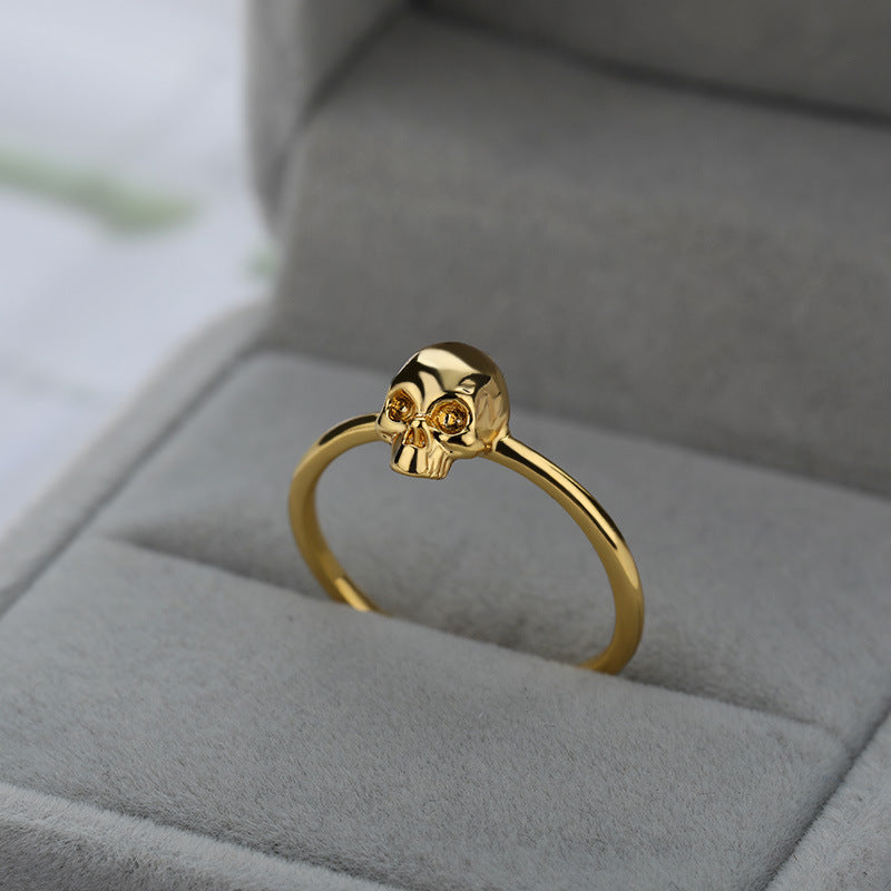 Skull Ring Adjustable Alloy Fashion Jewelry