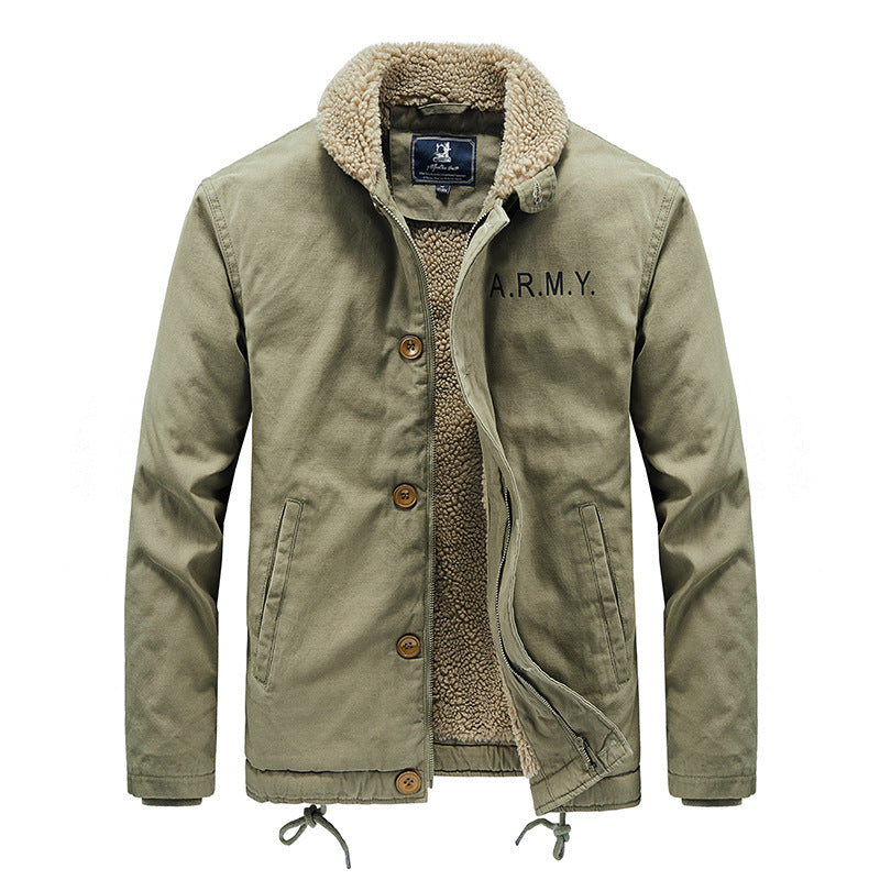 Mens Casual Fleece Jacket