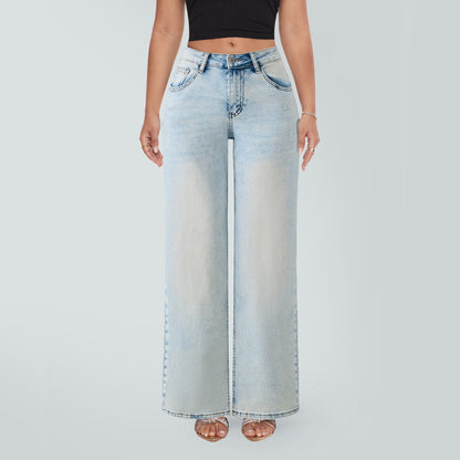 High Waisted Wide Leg Jeans