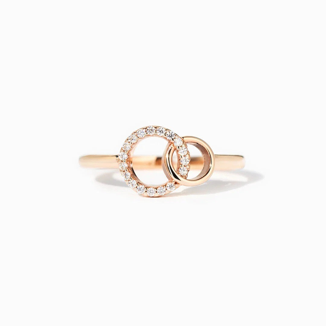 Adjustable Double Ring Fashion Jewelry