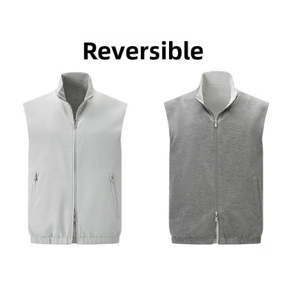 Men's Reversible Wool Blend Vest