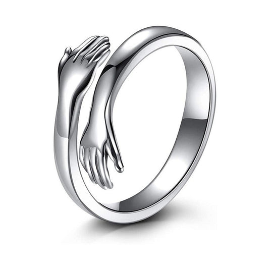 Adjustable Love Hug Couple Fashion Ring