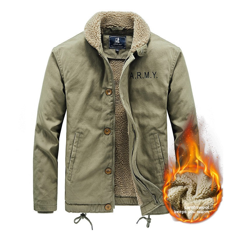 Mens Casual Fleece Jacket