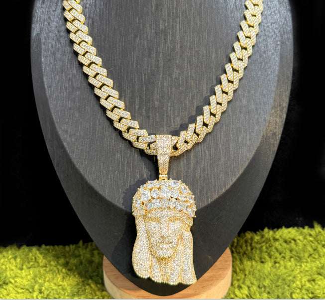 Head Zircon Pendant
