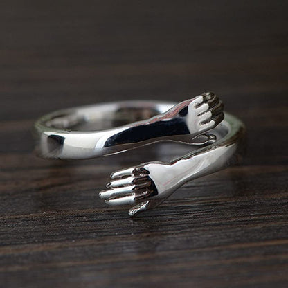 Adjustable Love Hug Couple Fashion Ring