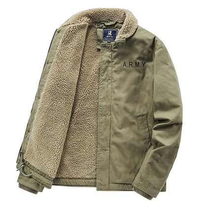Mens Casual Fleece Jacket